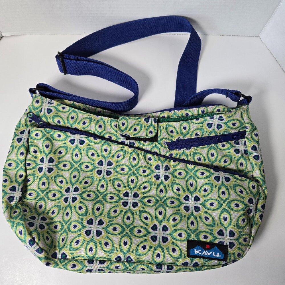 Green Pattern Polyester Kava Purse/Tote